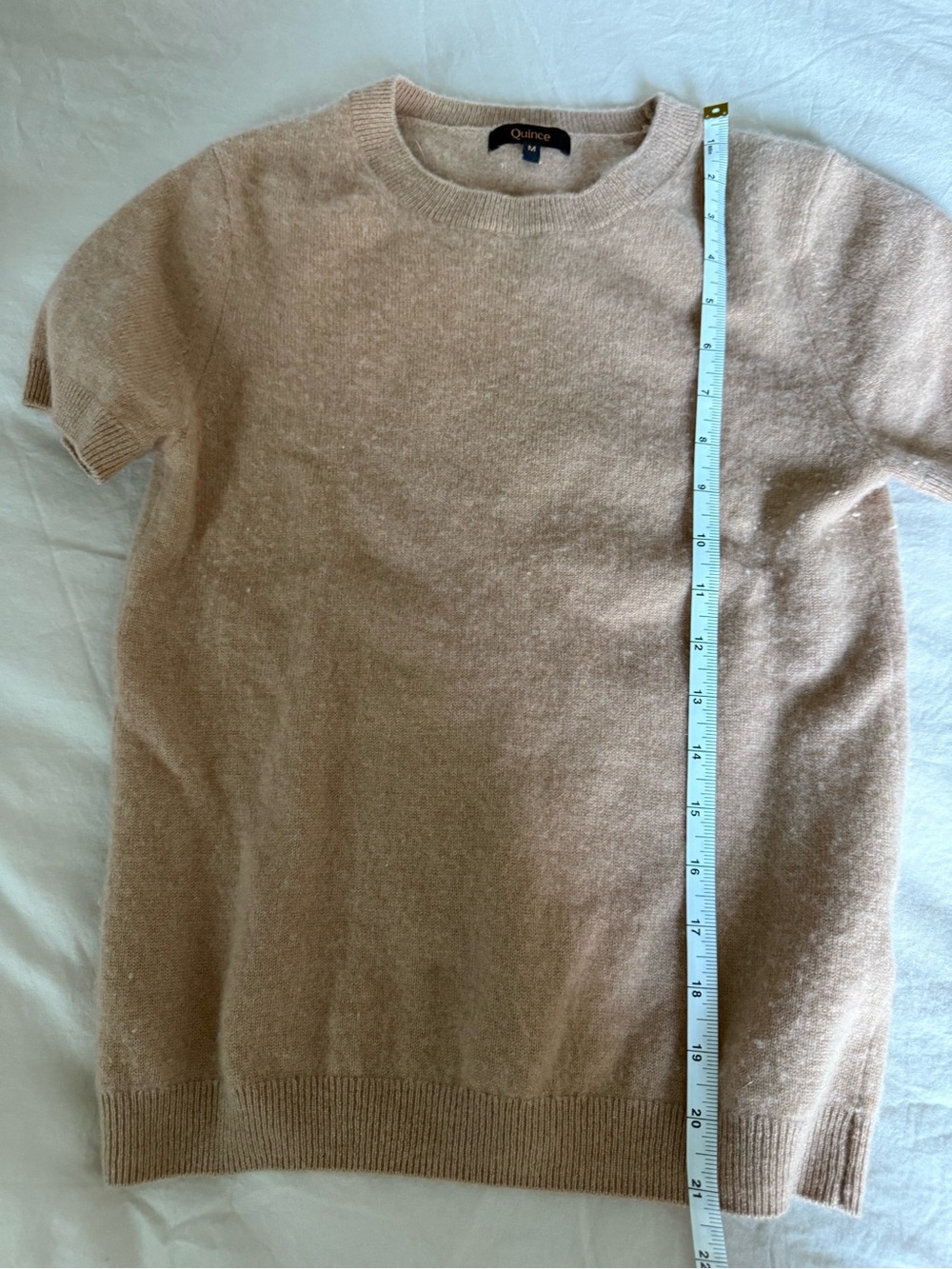 Quince Mongolian Cashmere Tee - Picture 2 of 6